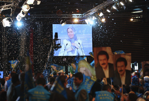 Maryam Rajavi speaks to supporters in Paris on Saturday at a rally organized by the opposition National Council of Resistance of Iran Maryam Rajavi speaks to supporters in Paris on Saturday at a rally organized by the opposition National Council of Resistance of Iran