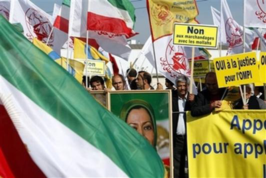 Iranians call for removal of the PMOI (MEK) from EU terror list in Strasbourg Iranians call for removal of the PMOI (MEK) from EU terror list in Strasbourg