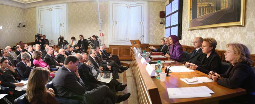 italian_seante_session Italian Senate Session supporting the PMOI