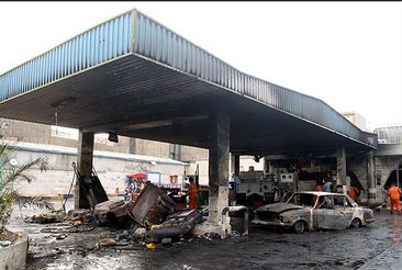 Unrest spread in Tehran on 28 June 2007, the second day of gasoline rationing in oil-rich Iran, with drivers lining up for miles, gas stations being set on fire and state-run banks and business centers coming under attack. Unrest spread in Tehran on 28 June 2007, the second day of gasoline rationing in oil-rich Iran, with drivers lining up for miles, gas stations being set on fire and state-run banks and business centers coming under attack.