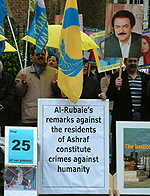 Iranian exiles protest in cities around the world against restrictions on Camp Ashraf Iranian exiles protest in cities around the world against restrictions on Camp Ashraf