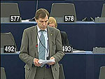 Mr. Mogens Camre, Vice president of UEN Group at the European Parliament speaking in the plenary session of the European Parliament in Strasbourg on Friday 24, 2009, which adopted the resolution titled &ldquo;Humanitarian Situation of Camp Ashraf Residents.&rdquo;