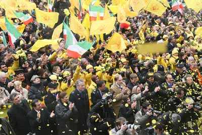 Thousands of supporters of the Iranian resistance demonstrate on January 27, 2009 during a rally in front of the European Union council headquarters in Brussels. The rally comes one day after the EU Foreign Ministers decided to remove People's Mojahedin of Iran (PMOI/MEK) from the EU terrorist list. The European Union on 26 January 2009 removed PMOI, from its blacklist, bringing an end to a long legal battle. Thousands of supporters of the Iranian resistance demonstrate on January 27, 2009 during a rally in front of the European Union council headquarters in Brussels. The rally comes one day after the EU Foreign Ministers decided to remove People's Mojahedin of Iran (PMOI/MEK) from the EU terrorist list. The European Union on 26 January 2009 removed PMOI, from its blacklist, bringing an end to a long legal battle.
