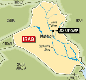 Camp Ashraf, Iraq - Home to 3400 members of main Iranian opposition group, the People's Mojahedin Organization of Iran (PMOI/MEK) Camp Ashraf, Iraq - Home to 3400 members of main Iranian opposition group, the People's Mojahedin Organization of Iran (PMOI/MEK)