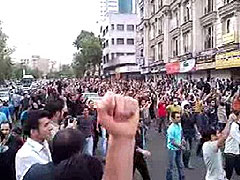 Protests by thousands in Tehran against mullahs' fraudulent election Protests by thousands in Tehran against mullahs' fraudulent election