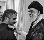 Khamenei (right) and Jafari (left) Khamenei (right) and Jafari (left)