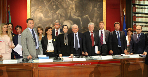 Maryam Rajavi at the Italian Parliament Maryam Rajavi at the Italian Parliament