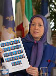 At a press conference c in Paris on August 11, 2009, Maryam Rajavi, President-elect of the Iranian Resistance shows pictures of members of the People's Mojahedin Organization of Iran (PMOI/MEk) who have been adbducted by the Iraqi forces during attack at the Camp Ashraf. At a press conference c in Paris on August 11, 2009, Maryam Rajavi, President-elect of the Iranian Resistance shows pictures of members of the People's Mojahedin Organization of Iran (PMOI/MEk) who have been adbducted by the Iraqi forces during attack at the Camp Ashraf.