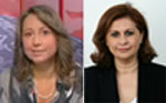 Elisabetta Zamparutti (left), Member of the Italian Parliament from the Radical Party, and Souad Sbai(right), Italian MP from the ruling party Elisabetta Zamparutti (left), Member of the Italian Parliament from the Radical Party, and Souad Sbai(right), Italian MP from the ruling party