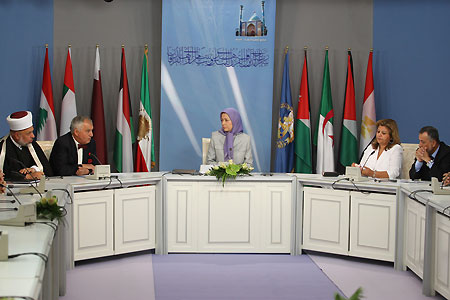 On September 5, 2009, in a meeting near Paris attended by Arab and Islamic delegations comprised of lawmakers, legal, political and social personalities, and human rights activists from various Muslim countries, including Algeria, Jordan, Palestine and Egypt, the Arab-Islamic Committee in Defense of Ashraf was launched. On September 5, 2009, in a meeting near Paris attended by Arab and Islamic delegations comprised of lawmakers, legal, political and social personalities, and human rights activists from various Muslim countries, including Algeria, Jordan, Palestine and Egypt, the Arab-Islamic Committee in Defense of Ashraf was launched.