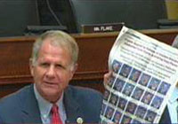 September 10, 2009 - In a U.S. House hearing Congressman Ted Poe, holds the pictures of 36 PMOI members who were abducted by the Iraqi forces during against Camp Ashraf. he expressed skepticism about Iraq's intention to live up to its assurances. "It doesn't appear that they have been treated humanely if 11 of them were murdered and 36 others were arrested," Poe said. September 10, 2009 - In a U.S. House hearing Congressman Ted Poe, holds the pictures of 36 PMOI members who were abducted by the Iraqi forces during against Camp Ashraf. he expressed skepticism about Iraq's intention to live up to its assurances. "It doesn't appear that they have been treated humanely if 11 of them were murdered and 36 others were arrested," Poe said.