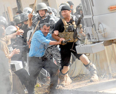 On July 28, Camp Ashraf was raided by Iraqi soldiers who ended up killing at least 11 people. Hundreds were seriously wounded and 36 men abducted. On July 28, Camp Ashraf was raided by Iraqi soldiers who ended up killing at least 11 people. Hundreds were seriously wounded and 36 men abducted.