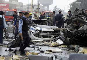 Dec. 9, 2009 - Bombings in Baghdad has led to 130 deaths and hundreds of injuries among innocent people Dec. 9, 2009 - Bombings in Baghdad has led to 130 deaths and hundreds of injuries among innocent people