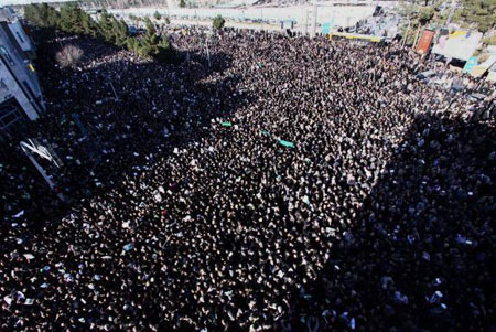 Mobtazeri's burial
