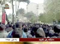 Tehran, Dec 7, 2009 - protest by students Tehran, Dec 7, 2009 - protest by students