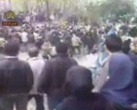 Dec. 8, 2009 - Students were chanting “Down with Khamenei,” and “Down with dictator,” as they were attacked by suppressive agents who have been stationed in the vicinity of university since previous night. The agents attacked students with pepper gas and various cold weapons. Dec. 8, 2009 - Students were chanting “Down with Khamenei,” and “Down with dictator,” as they were attacked by suppressive agents who have been stationed in the vicinity of university since previous night. The agents attacked students with pepper gas and various cold weapons.