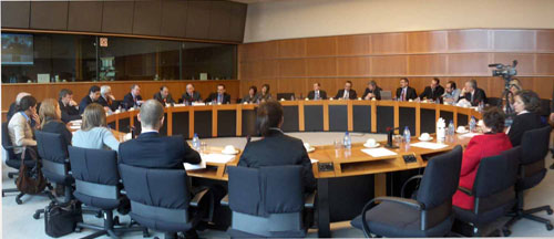 Brussels- 4 February 2010. A meeting was held on Wednesday in the European Parliament by “Friends of a Free Iran” intergroup, which enjoys the support of over 100 Euro MPs from different political blocks, in solidarity with the current uprising of the Iranian people. Brussels- 4 February 2010. A meeting was held on Wednesday in the European Parliament by “Friends of a Free Iran” intergroup, which enjoys the support of over 100 Euro MPs from different political blocks, in solidarity with the current uprising of the Iranian people.