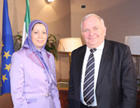Joseph Daul, Chair of the Group of the European People's Party (Christian Democrats) meets Maryam Rajavi Joseph Daul, Chair of the Group of the European People's Party (Christian Democrats) meets Maryam Rajavi