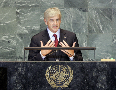 Canadian Foreign Minister Lawrence Cannon Canadian Foreign Minister Lawrence Cannon