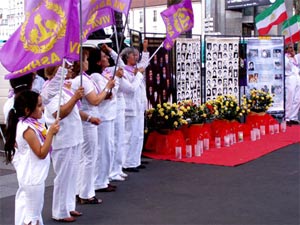 paris31juillet-1 France: rally for victims of repression in Iran in 1988
