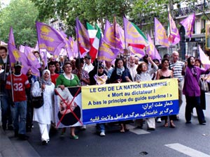 paris31juillet-2 France: rally for victims of repression in Iran in 1988