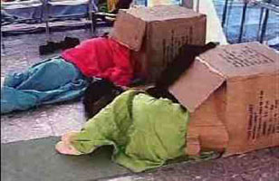 Homeless children in Iran