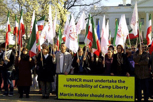 Protest outside the White House