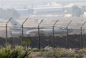 A Syrian jet in a Syrian base