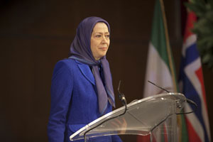 maryam-rajavi-norway Maryam Rajavi speaks at Oslo conference on human rights in Iran