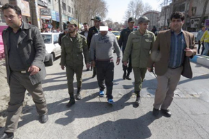 pishva-man-praded-300 Man paraded in street to show 'police and judiciary toughness'