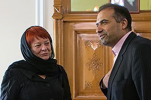 Corenberg in Tehran meeting Jalali