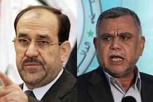 Nouri Al-Maliki and Hadi Al-Ameri Nouri Al-Maliki and Hadi Al-Ameri