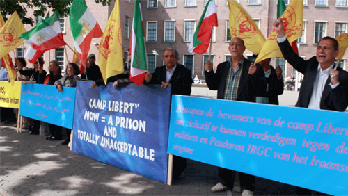 hague2 Supporters of the PMOI in The Hague