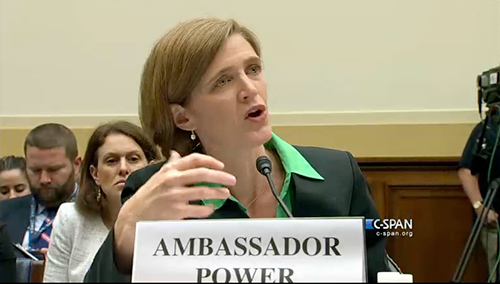US Ambassador to the United Nations Samantha Power