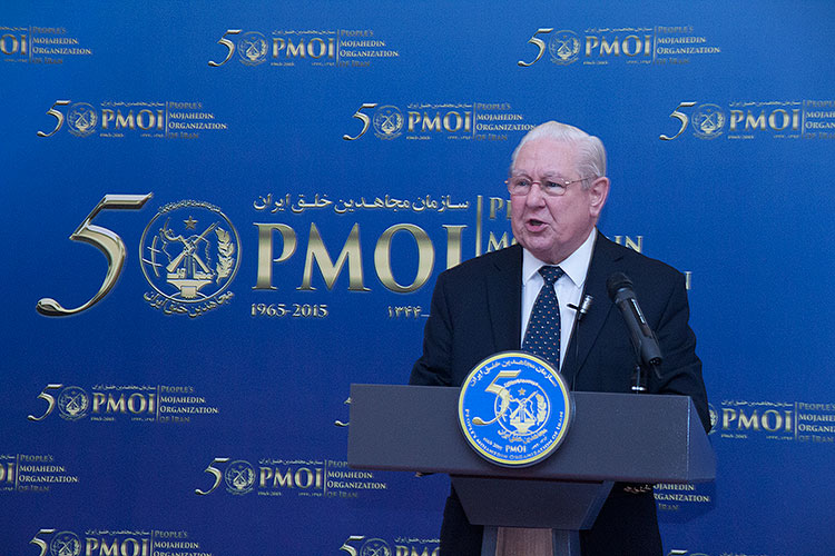 50th-anniversary10-750 Iranian supporters of Iran’s main opposition group, the PMOI (or MEK), in London