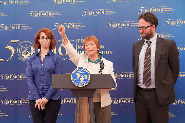 50th-anniversary13-750 Iranian supporters of Iran’s main opposition group, the PMOI (or MEK), in London