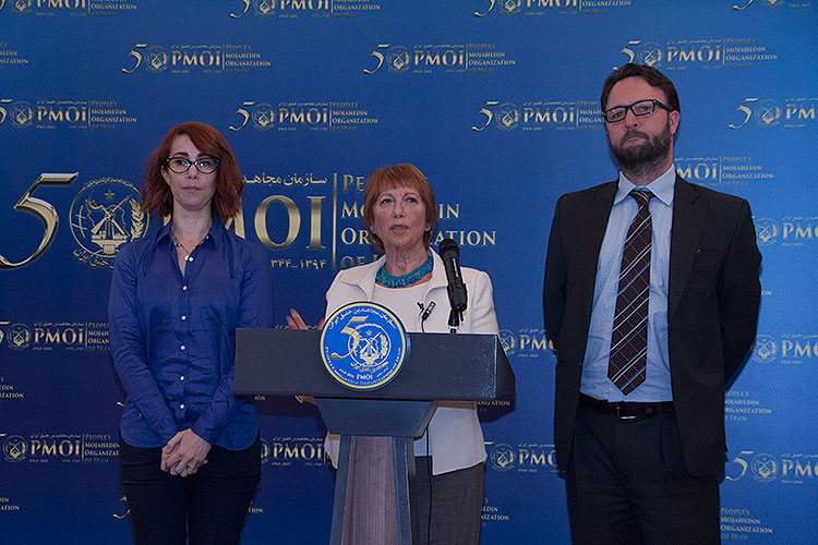 50th-anniversary15-750 Iranian supporters of Iran’s main opposition group, the PMOI (or MEK), in London