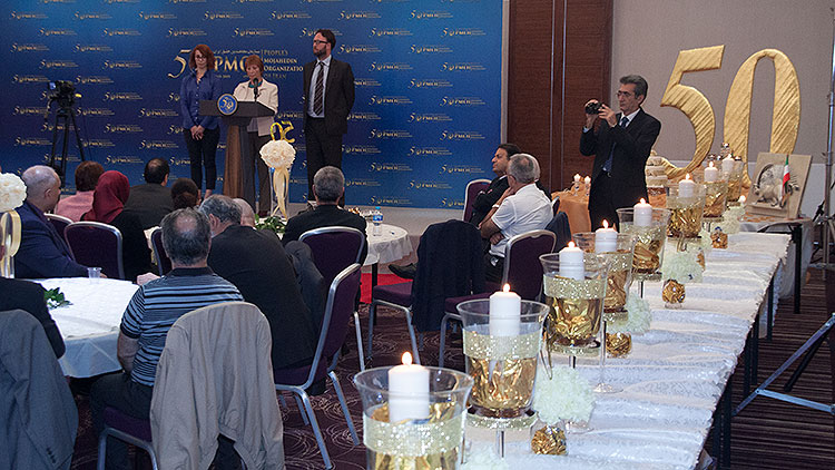 50th-anniversary16-750 Iranian supporters of Iran’s main opposition group, the PMOI (or MEK), in London