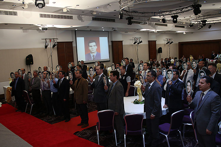 50th-anniversary19-750 Iranian supporters of Iran’s main opposition group, the PMOI (or MEK), in London