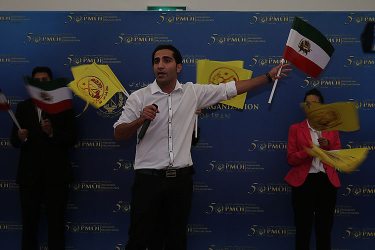 50th-anniversary34-750 Iranian supporters of Iran’s main opposition group, the PMOI (or MEK), in London