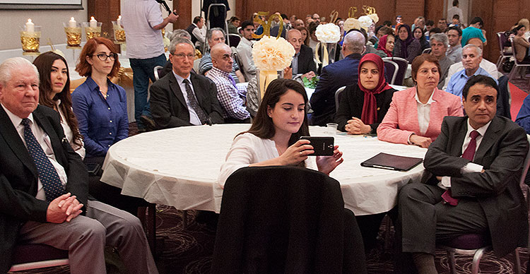 50th-anniversary5-750 Iranian supporters of Iran’s main opposition group, the PMOI (or MEK), in London