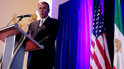 Former US House Speaker John Boehner