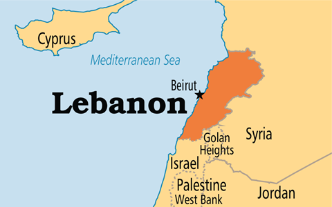 Lebanon-Region-Map Lebanon-Region-Map