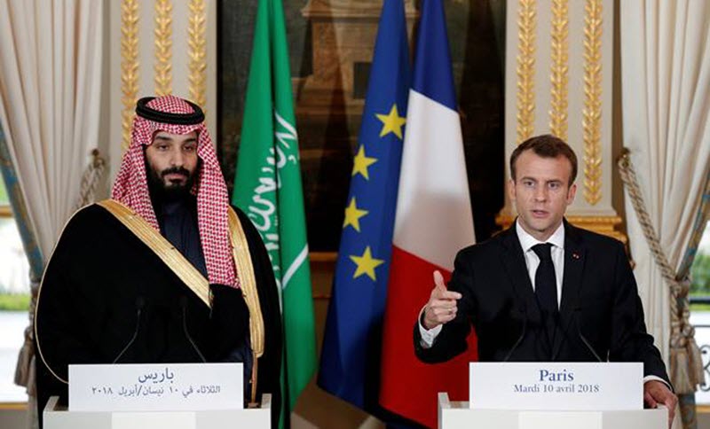 Emmanuel-Macron-Mohammed-bin-Salman Emmanuel-Macron-Mohammed-bin-Salman