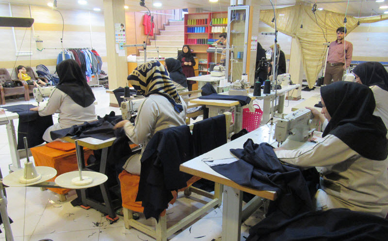 Domestic-Producers-Iran A garment manufacturer in Iran