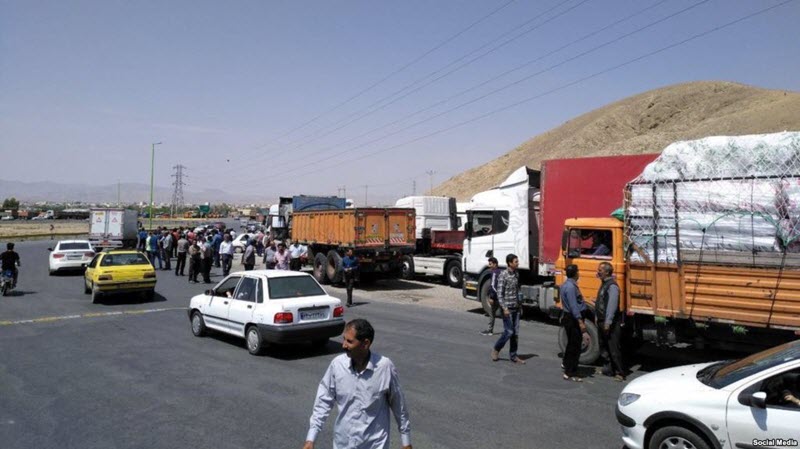 nationwide-truck-drivers-strike-in-Iran nationwide truck driver’s strike in Iran,