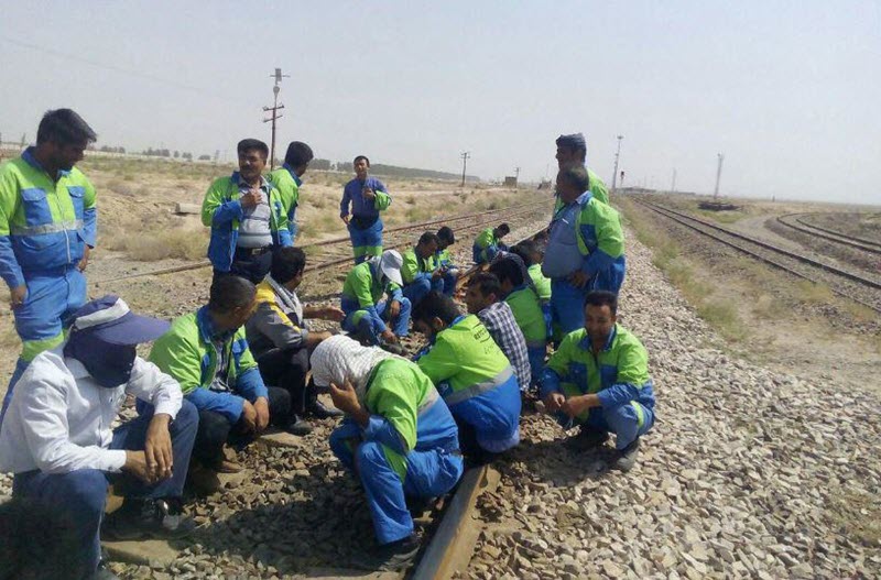 Rail Workers Strike Over Unpaid Wages Continues