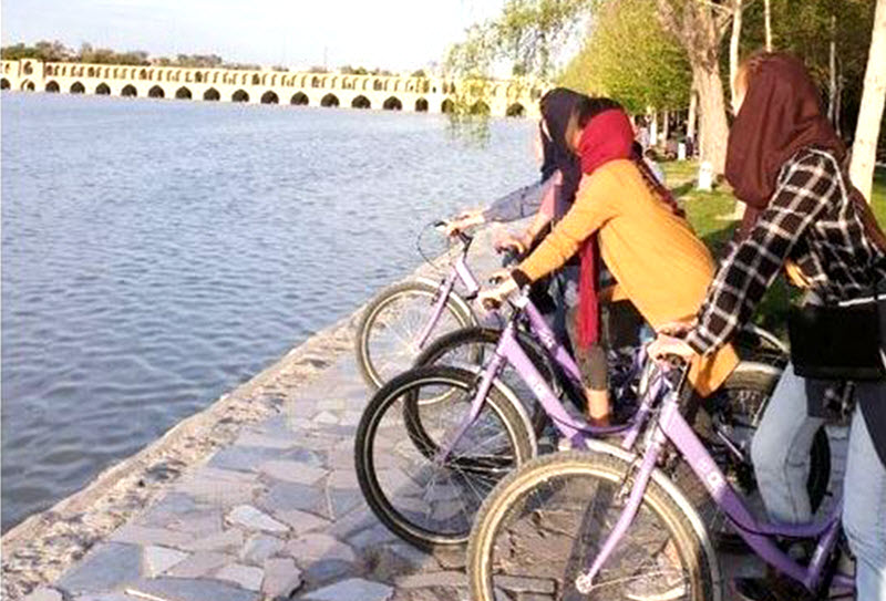 Irans_Regime_Bans_Women_From_Riding_Bicycles_in_Isfahan Iran's Regime Bans Women From Riding Bicycles in Isfahan