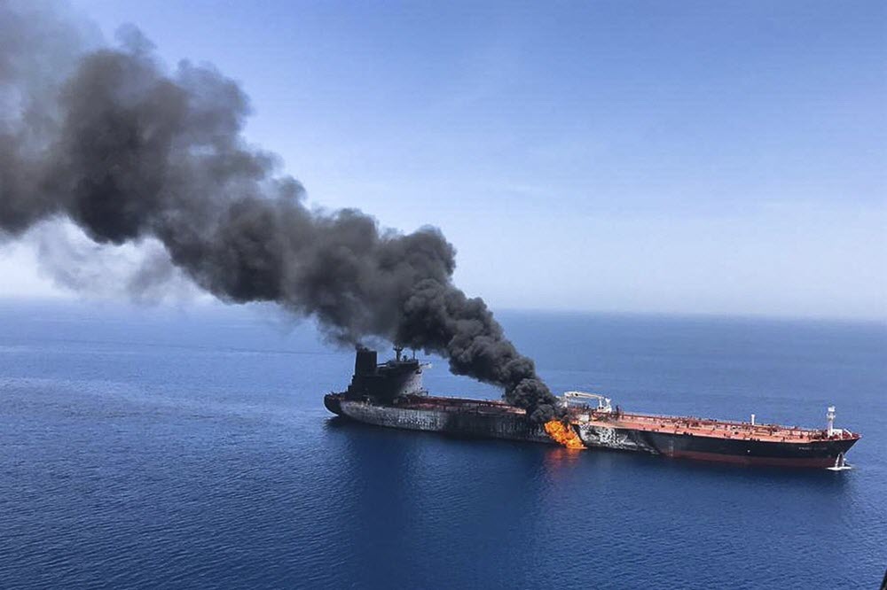 World_Reacts_to_Iran_Regimes_Tanker_Attack_in_Gulf World Reacts to Iran Regime's Tanker Attack in Gulf
