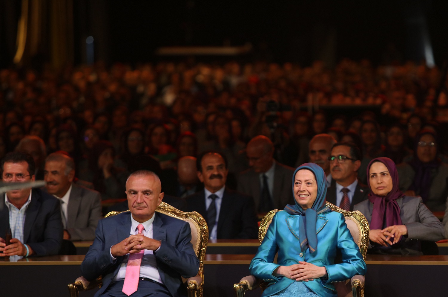 Maryam-Rajavi-Ilir-Meta-Ashraf-3-Albania-Iran-MEK-September-2019 Maryam Rajavi Ilir Meta Ashraf 3 Albania Iran MEK, 13 September 2019